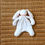 Thumbnail: Organic Mini Bunny Soft Toy Comforter - White/Pink, Maud N Lil Organic