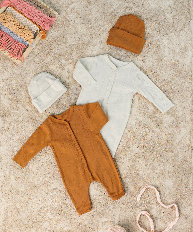 Organic Ajour Jersey Jumpsuit - Fiber, Play Up