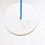 Thumbnail: Kids Circle Swing - White with Blue Rope, Nuki