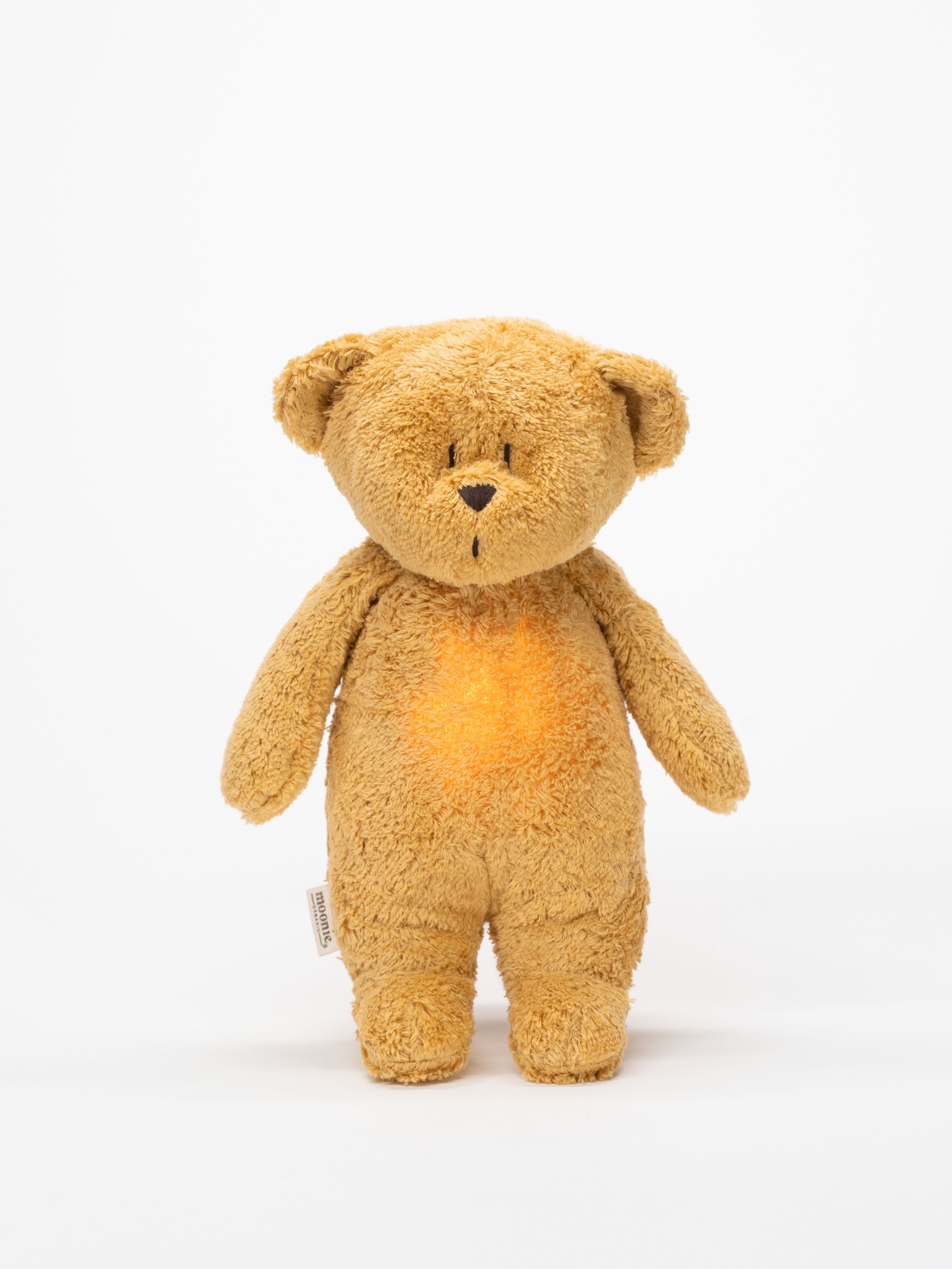 Organic Humming Bear with Lamp - Honey, Moonie
