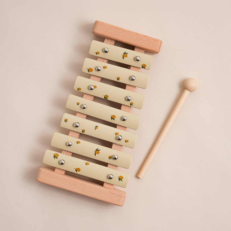 Thumbnail: Wooden Xylophone - Lemon, Konges Slojd