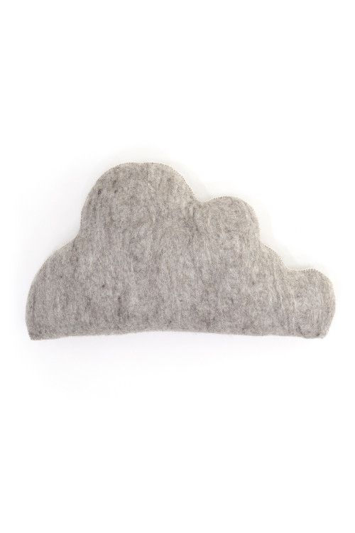 Cloudy Cushion - Felt Wool - Light Stone, Muskhane