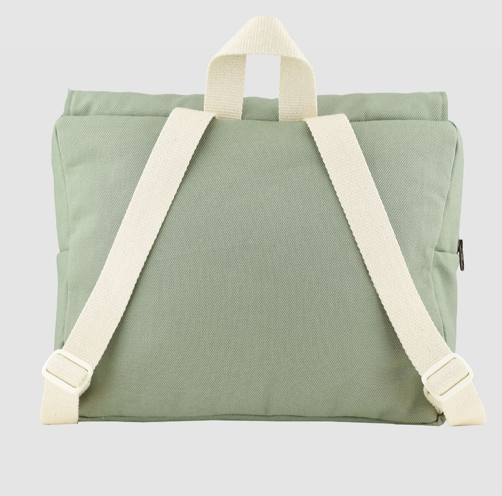 Thumbnail: Organic Cotton Preschool Satchel - Amande, Petit Picotin