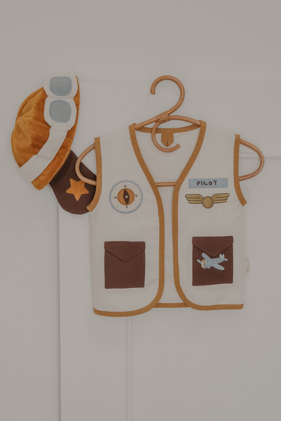 Thumbnail: Dress Up Costume Organic Little Flyers Pilot Set, Fabelab