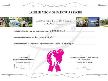 LABELLISATION "FAMILLE" DU PARCOURS PĔCHE