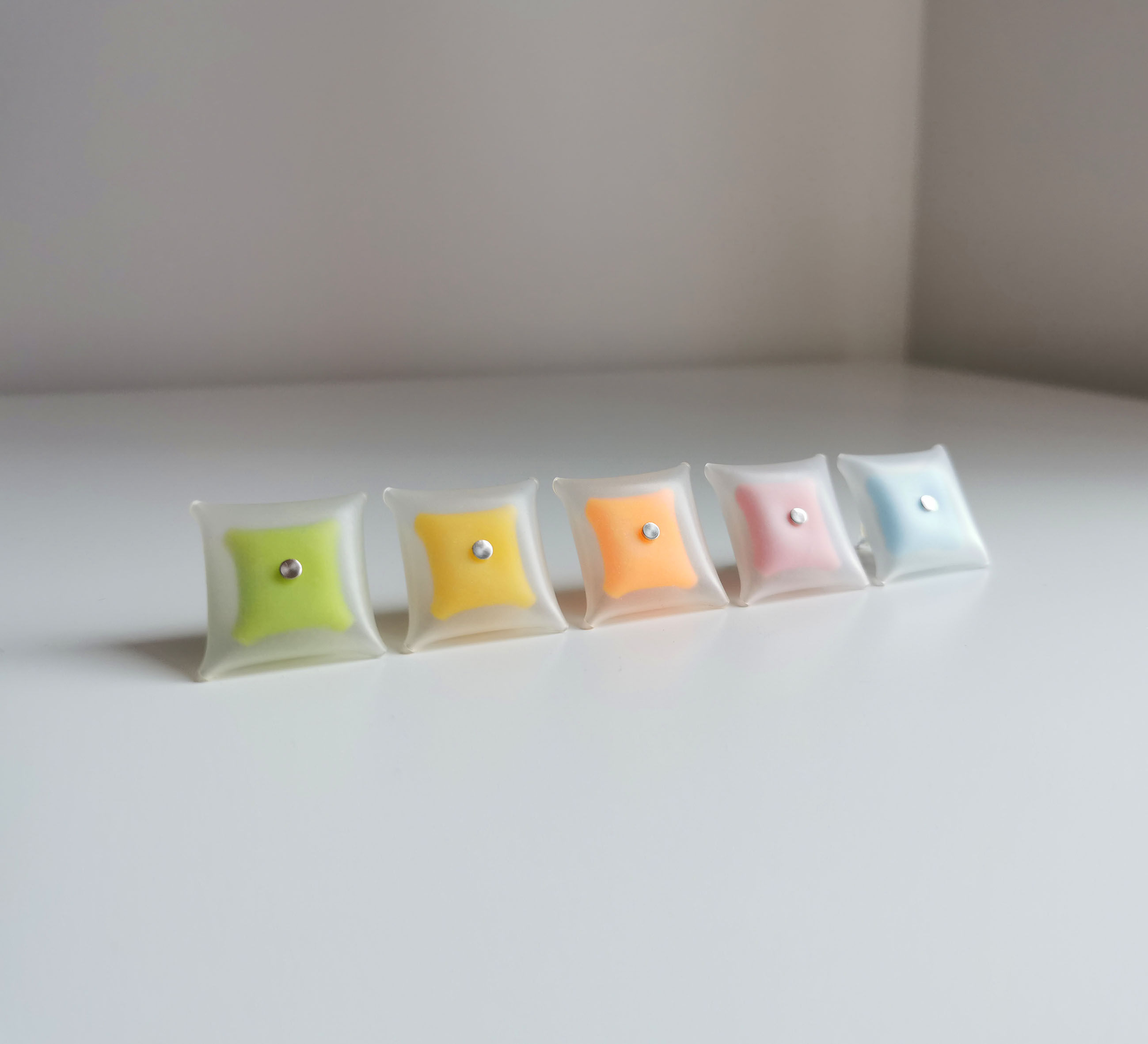 Stuffed Cushion Earrings