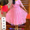 Thumbnail: Georgette booti fabric flared kurti