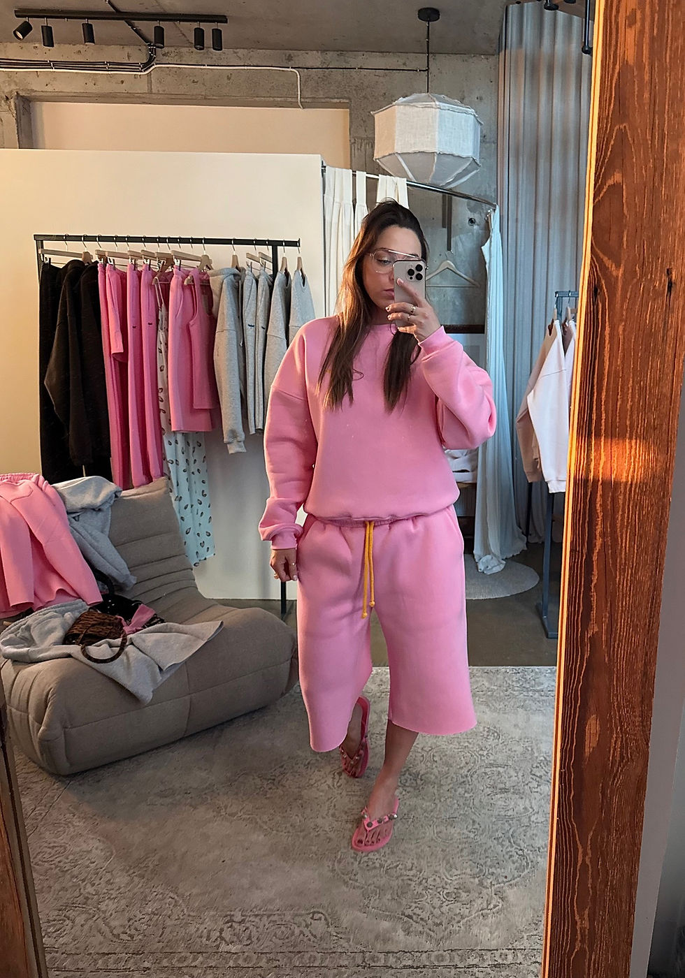 Miniatura: spodnie QUEENS flamingo