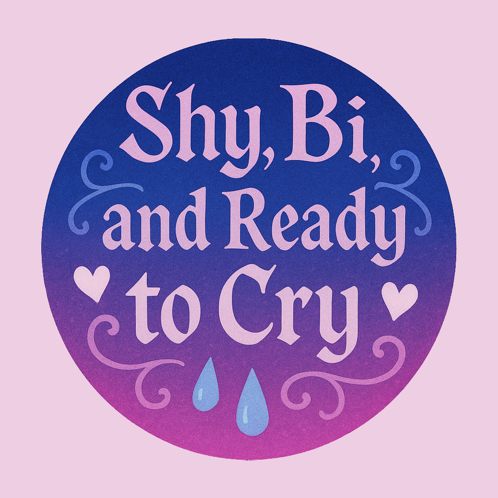 Shy and Bi 3-in Circle Sticker