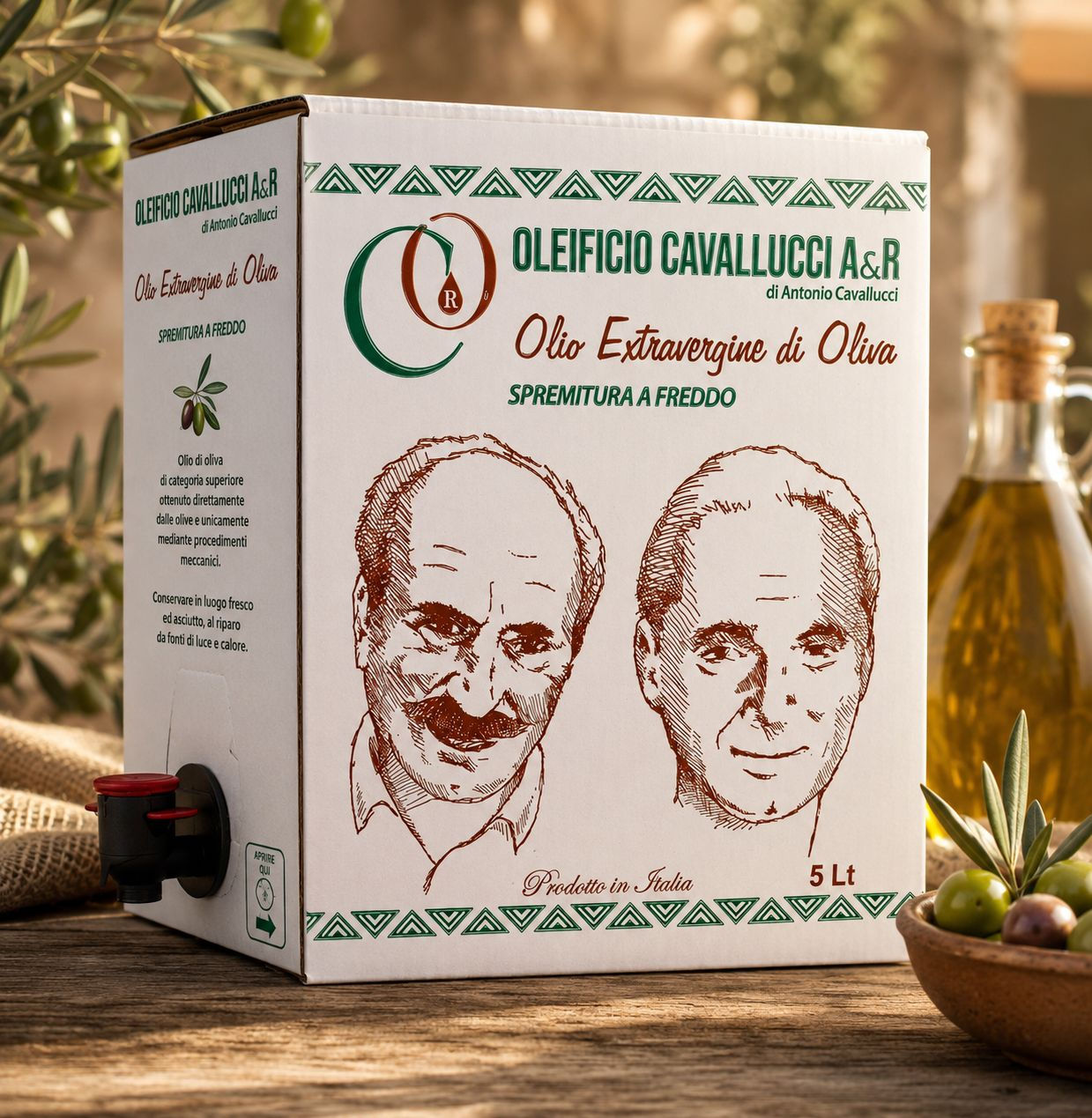 Bag in box Olio Extravergine di Oliva 5 Lt
