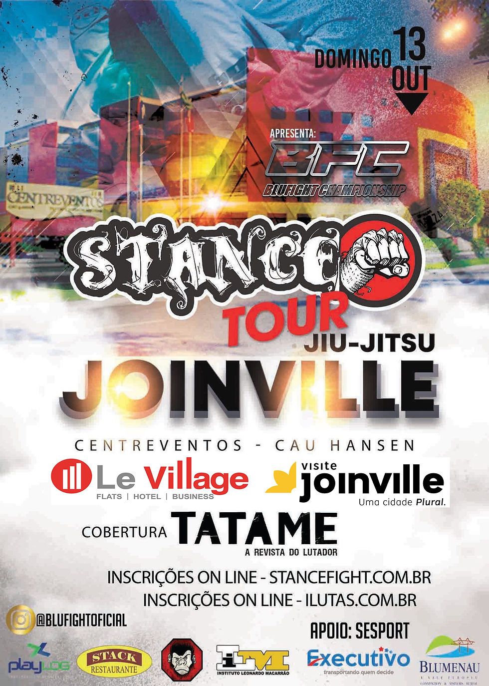 Inscrições Abertas -Joinville será o próxima destino do Stance Tour de Jiu-Jitsu