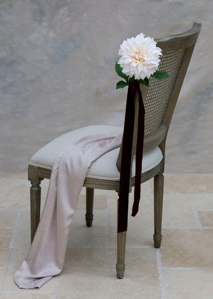 Faux Flower pew ends for hire for weddings and events in Essex