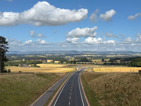 View to the hills near Scone 30th July 2025