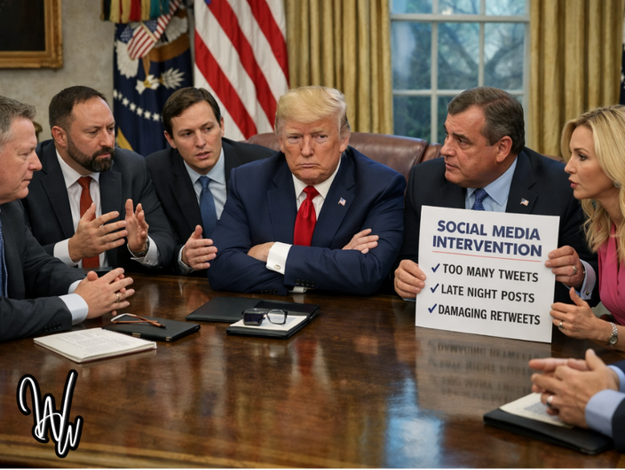 Aides Hold Emergency Meeting to Stop Trump From Posting Every 3 A.M. Thought on Truth Social