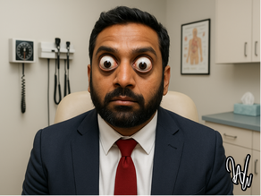 Doctors Warn Kash Patel’s Eyes Will Pop Out of Head if He Engages in Another Cover-Up