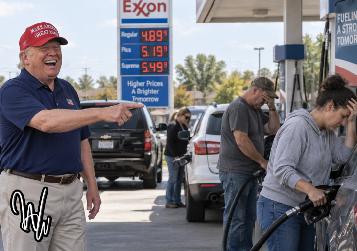 Man Who Legally Can’t Drive Amazed By How Affordable Gas Prices Are
