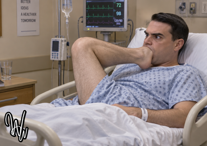 Ben Shapiro Spotted at Local Hospital Having Foot Surgically Removed From Mouth