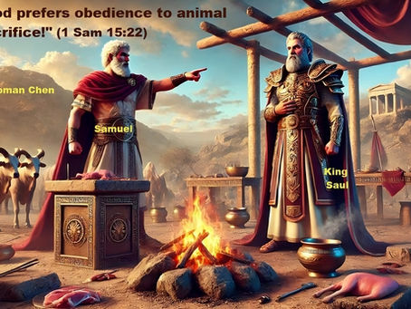 Is God Anti-Animal Sacrifice, or Is He Genocidal? By Dr. Chapman Chen