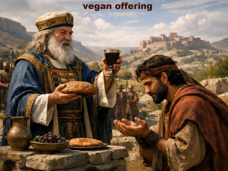 Melchizedek the Vegan Priest-King-Prophet. By Dr Chapman Chen