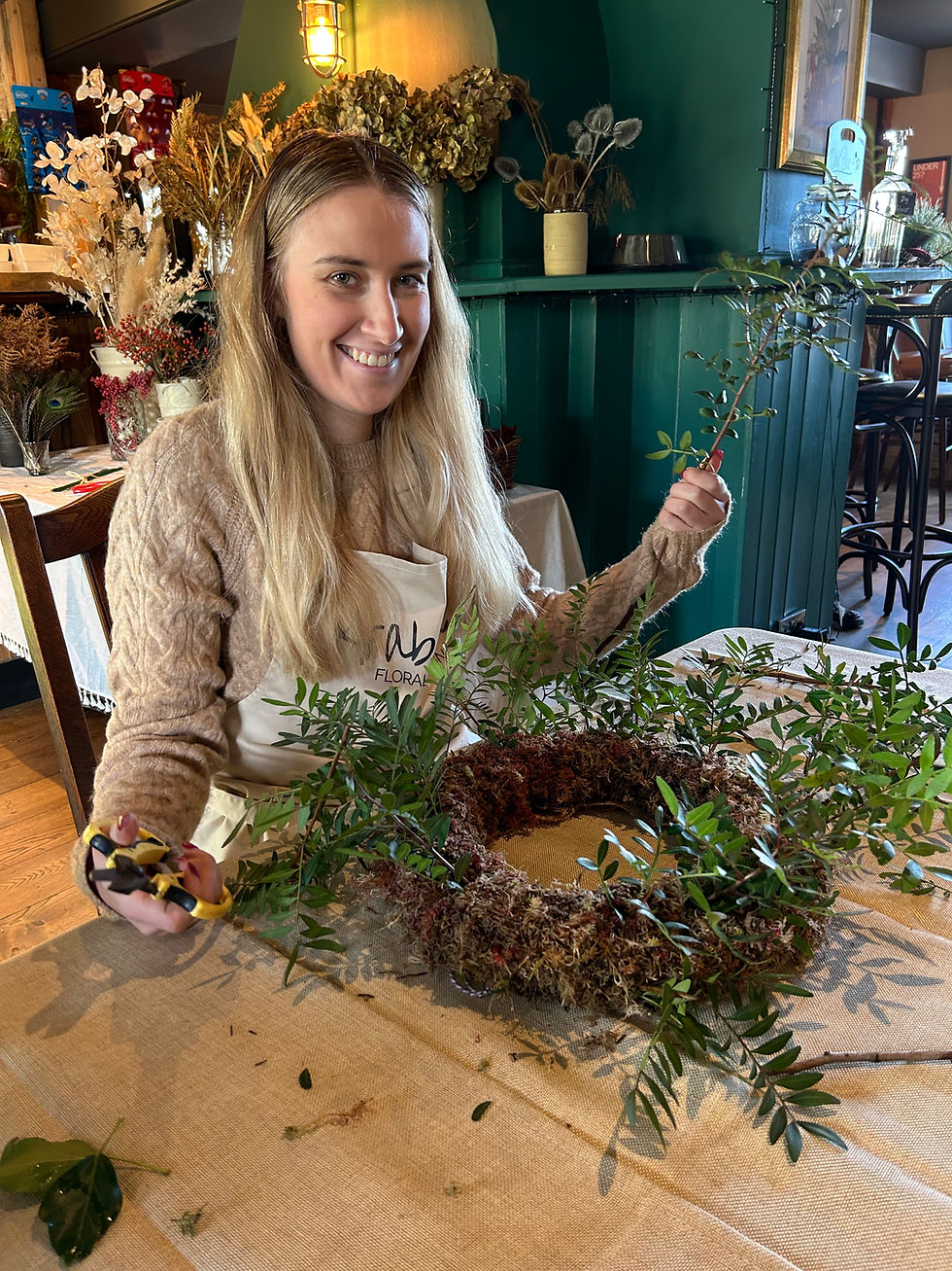 Arabella Floral wreath making workshop1