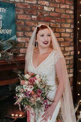 Wedding flowers by Arabella Floral Design at Selden Barns, Worthing