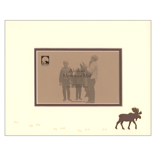 Thumbnail: Moose with tracks Memories Mat