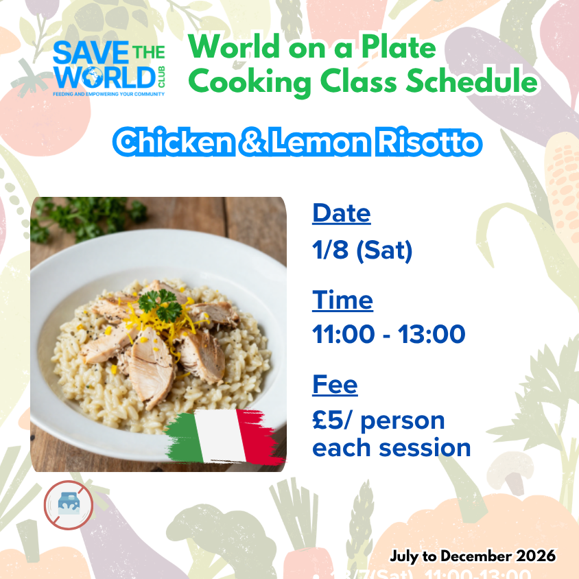 World on a Plate - Chicken & Lemon Risotto