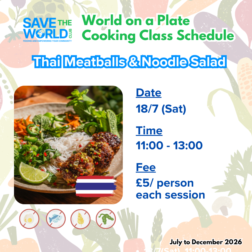 World on a Plate - Thai Meatballs & Noodle Salad