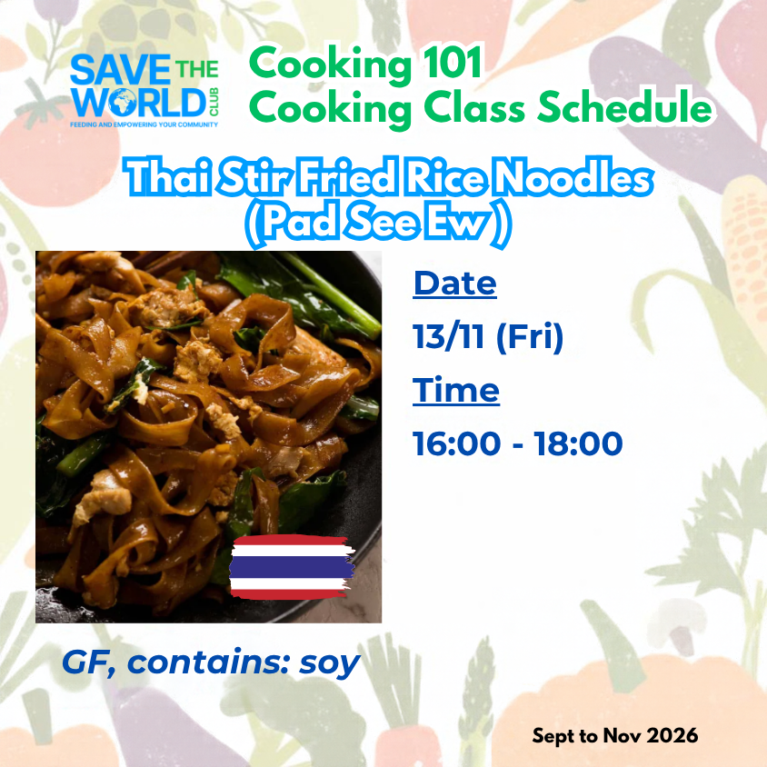 Cooking 101 - Thai Stir Fried Rice Noodles (Pad See Ew) (GF)