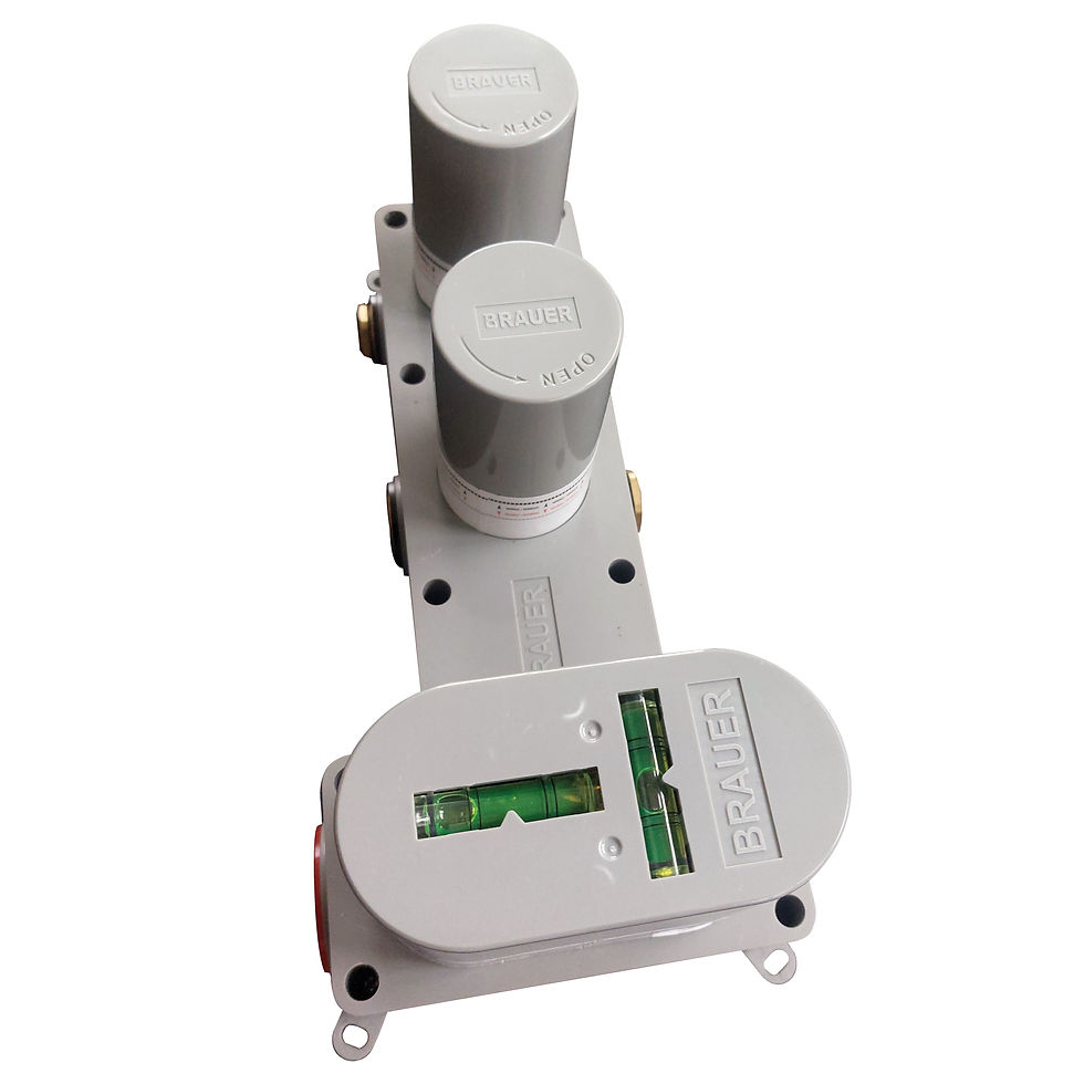Thumbnail: Brauer Inbouwset 20 Thermostatische Regendouche Ø300 Chrome Edition