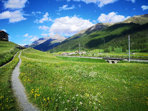 Cycling in the Engadin