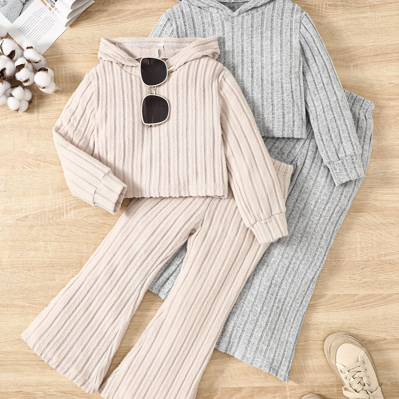 4pcs, Ensemble à manches longues pour enfants, printemps et automne, nouveau cos