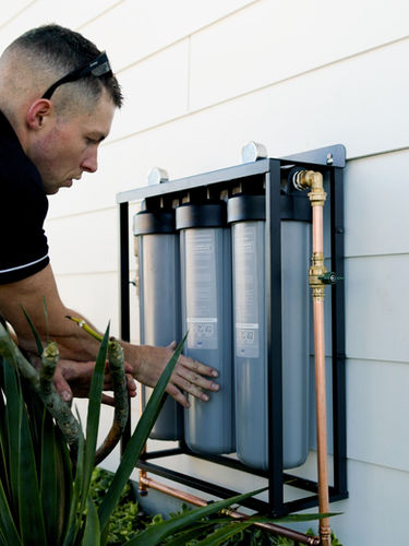 whole house water filtration unit installed perth home