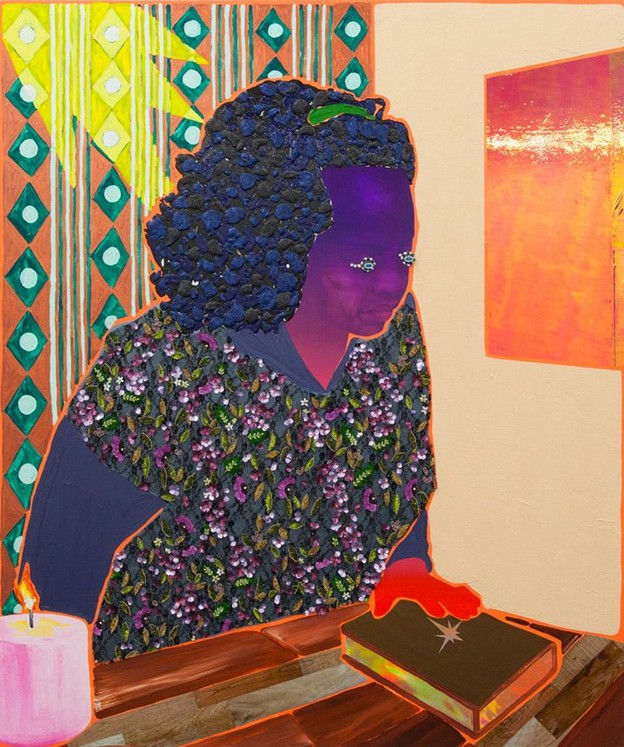 Grandmother’s Blessing 2019 – https://www.debuckgallery.com/works-for-the-now-by-queer-artists-of-color/