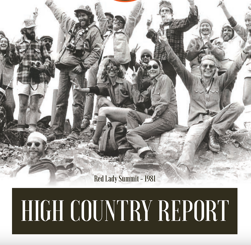 High Country Report (Summer 2024 Newsletter)