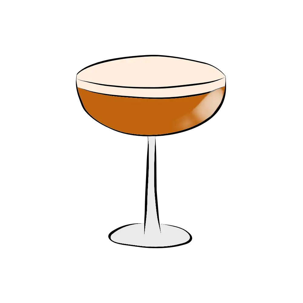 Coupe cocktail glass