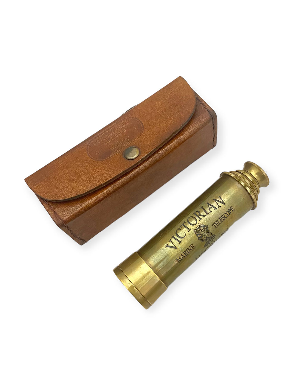 Μικρογραφία: 4 PIPE VICTORIAN TELESCOPE W/ LEATHER CASE - TL80