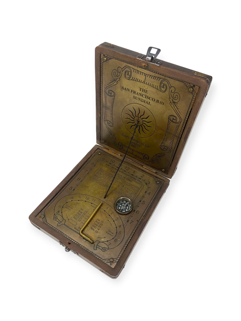 Miniaturbild: Box Sundial Shiny/Antique