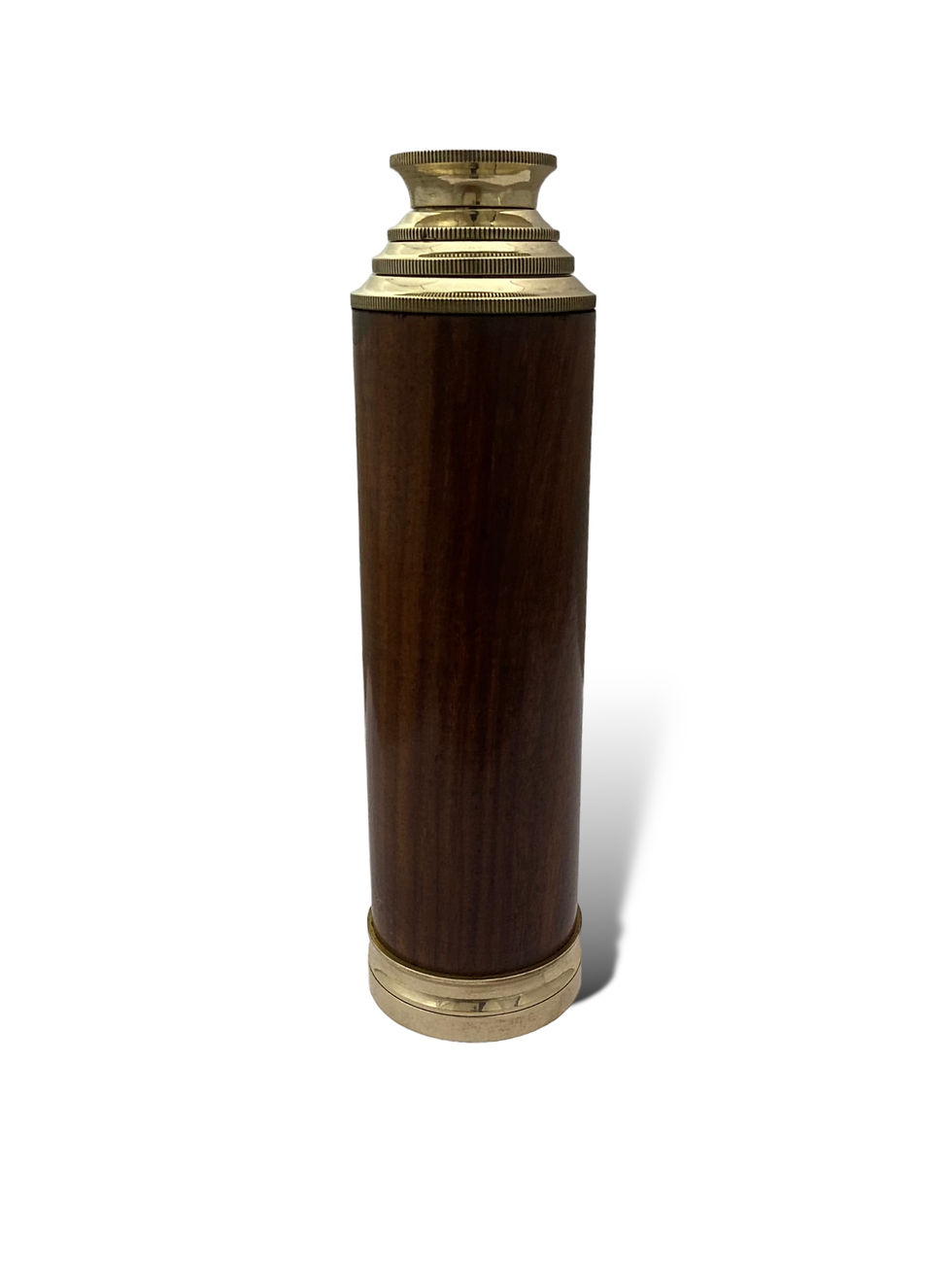Sīktēls: 4 PIPE WOODEN BRASS TELESCOPE- TL2