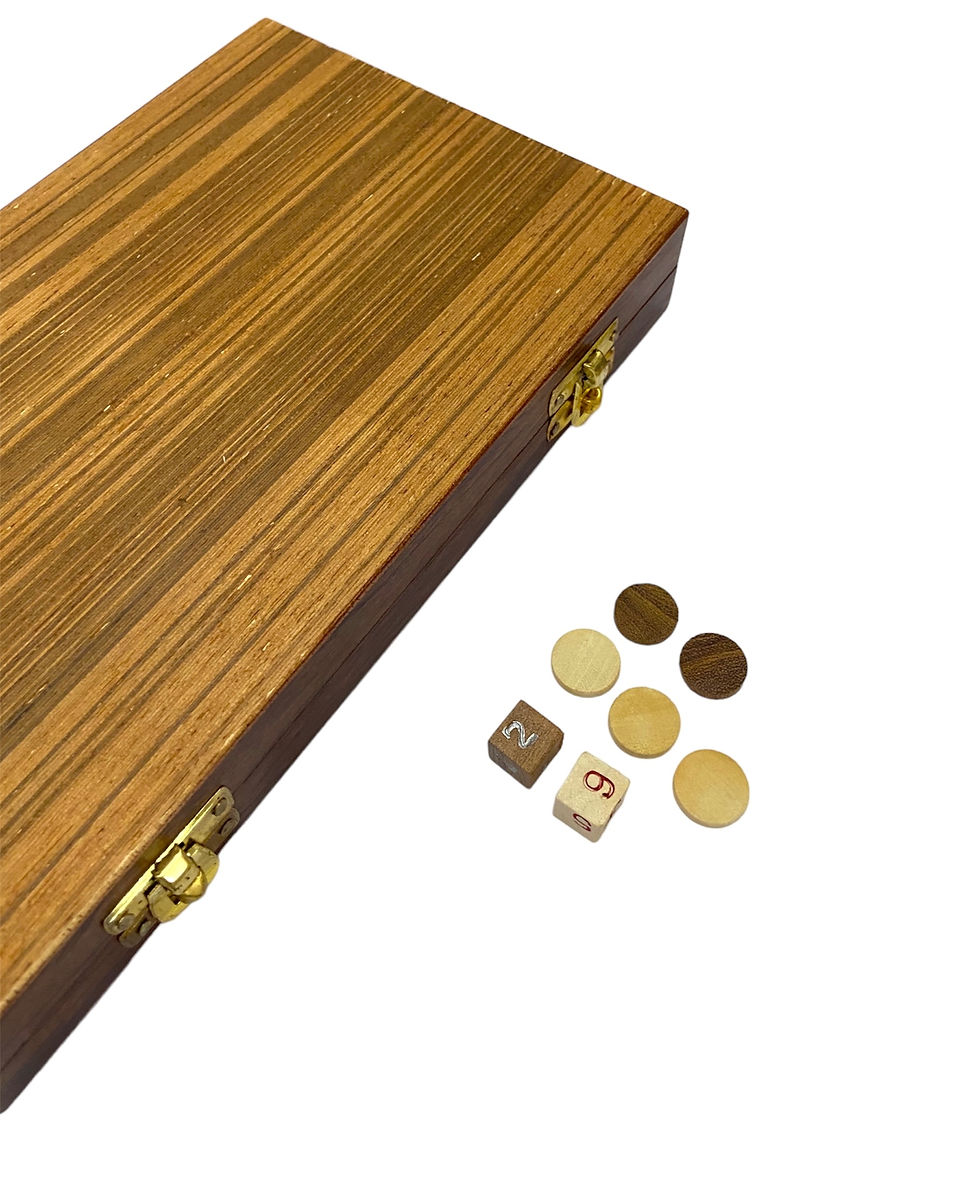 Miniatura: Wooden Backgammon Board Game - WD4