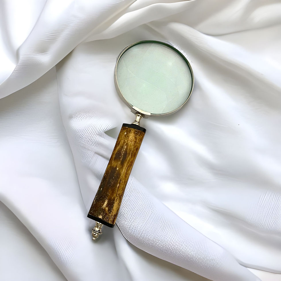 Miniature : Magnifying Glass with Bone Handle - MG1