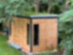 Gartenhaus Klare Linie mit Gründach