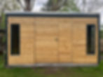 Gartenhaus Klare Linie frontal