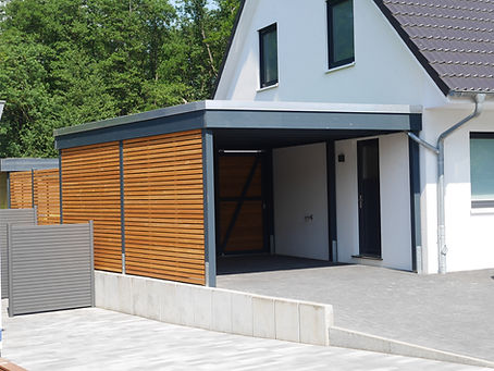 Carport modern KLARE LINIE Konfigurator.