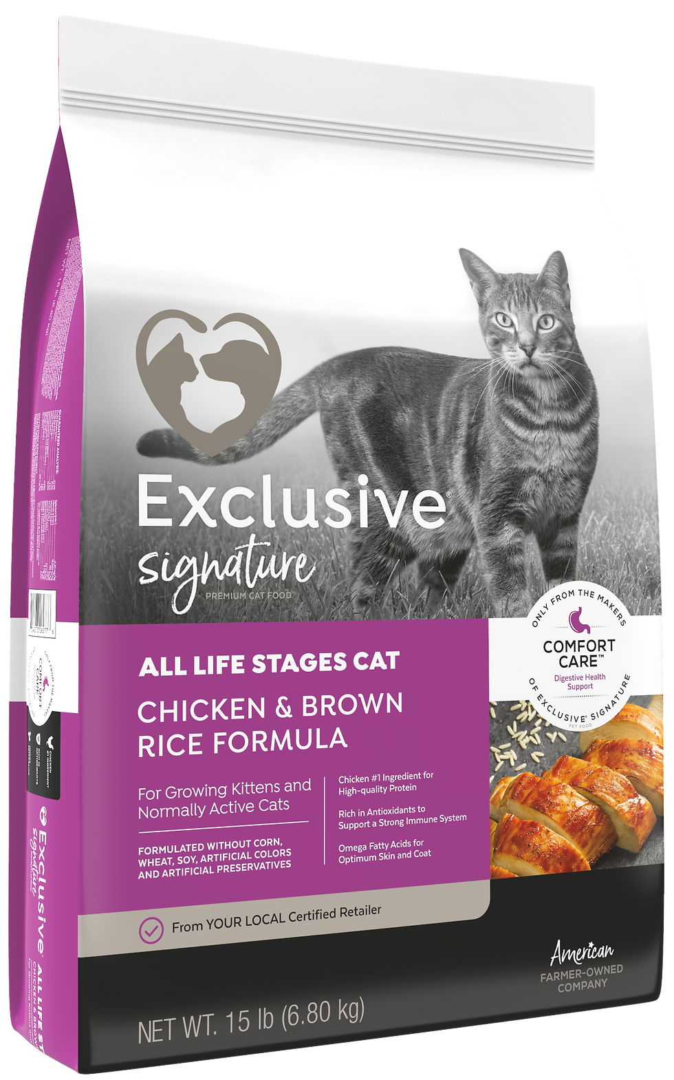 Exclusive® Signature All Life Stages Chicken & Brown Rice Formula