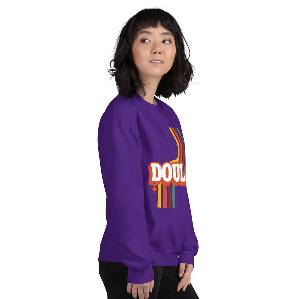 Thumbnail: Doula Retro Unisex Sweatshirt