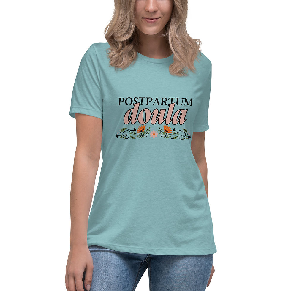 Thumbnail: Postpartum Doula Bella + Canvas Women's Relaxed T-Shirt