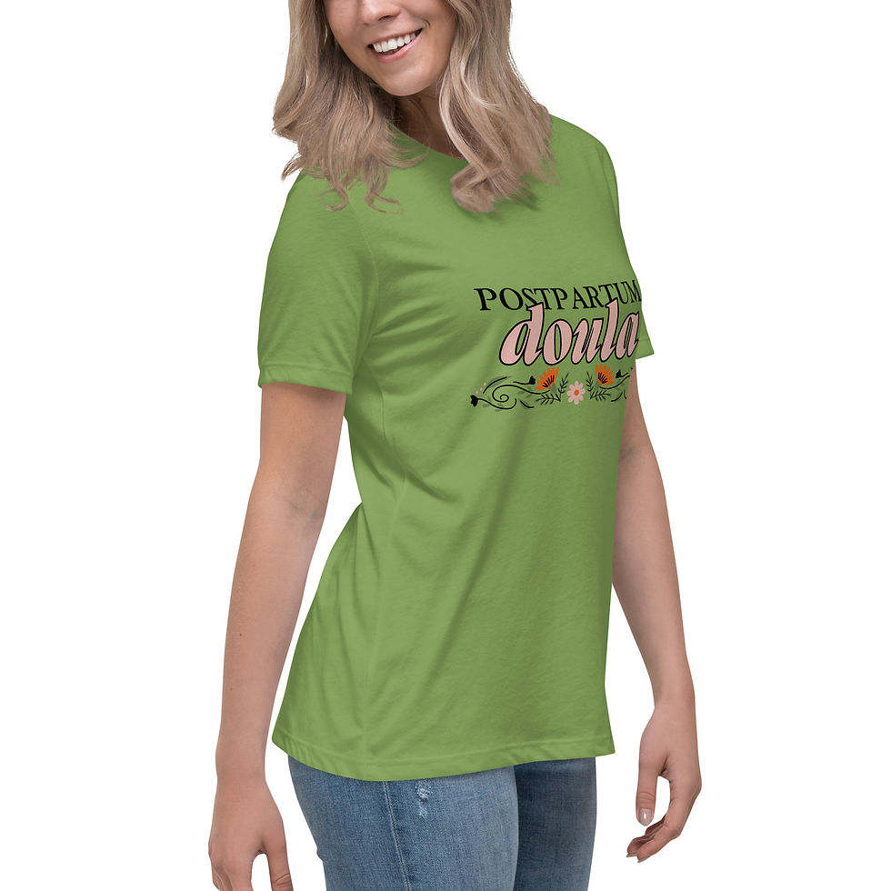 Thumbnail: Postpartum Doula Bella + Canvas Women's Relaxed T-Shirt