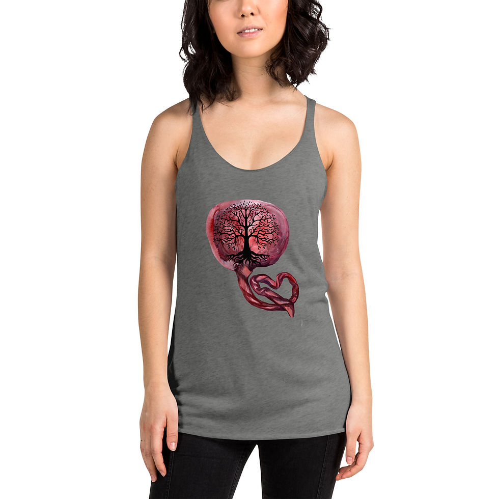 Thumbnail: Placenta Love Women's Racerback Tank