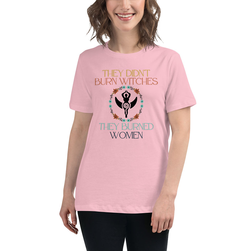 Thumbnail: They Didn't Burn Witches Bella + Canvas Women's Relaxed T-Shirt